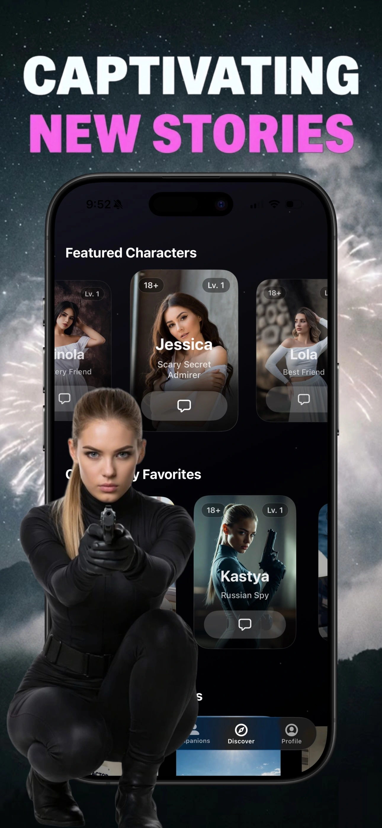 AI Chat 18+ character customization